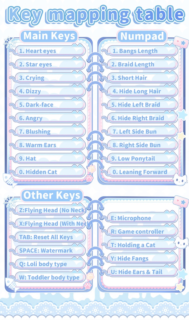 【Live2Dモデル】【汎用モデル】ふわふわにゃんこ / Fluffy Wintery Kitty