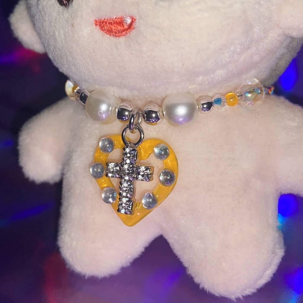 💟 ぬいのハートネックレス ✝️クリアタイプ