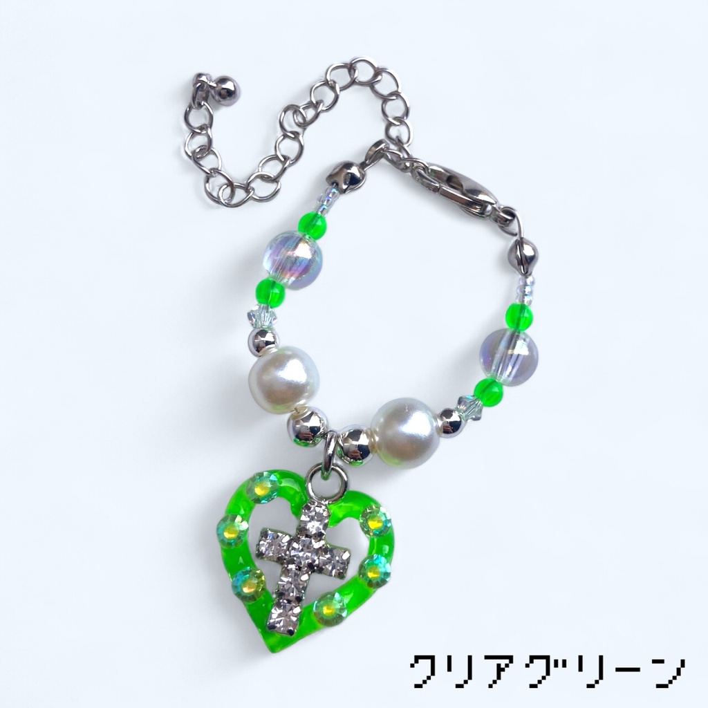 💟 ぬいのハートネックレス ✝️クリアタイプ