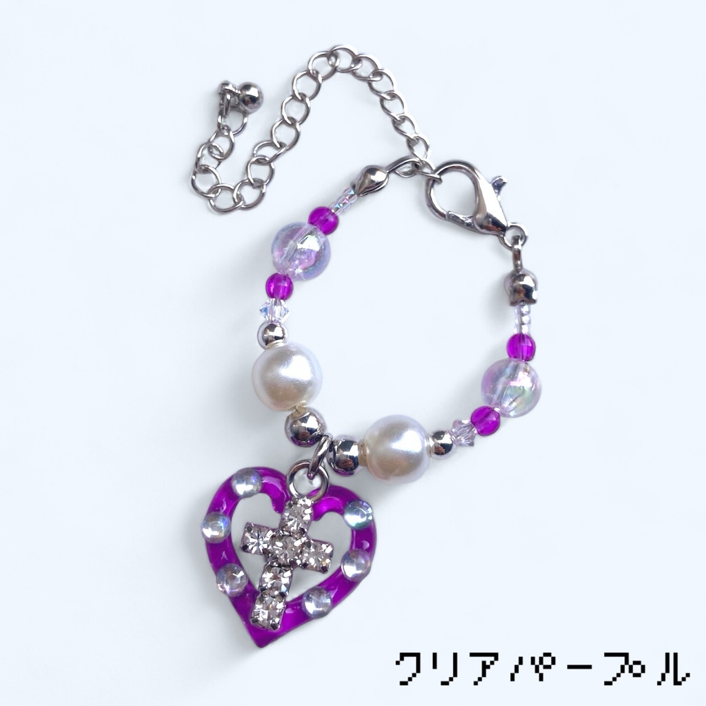 💟 ぬいのハートネックレス ✝️クリアタイプ