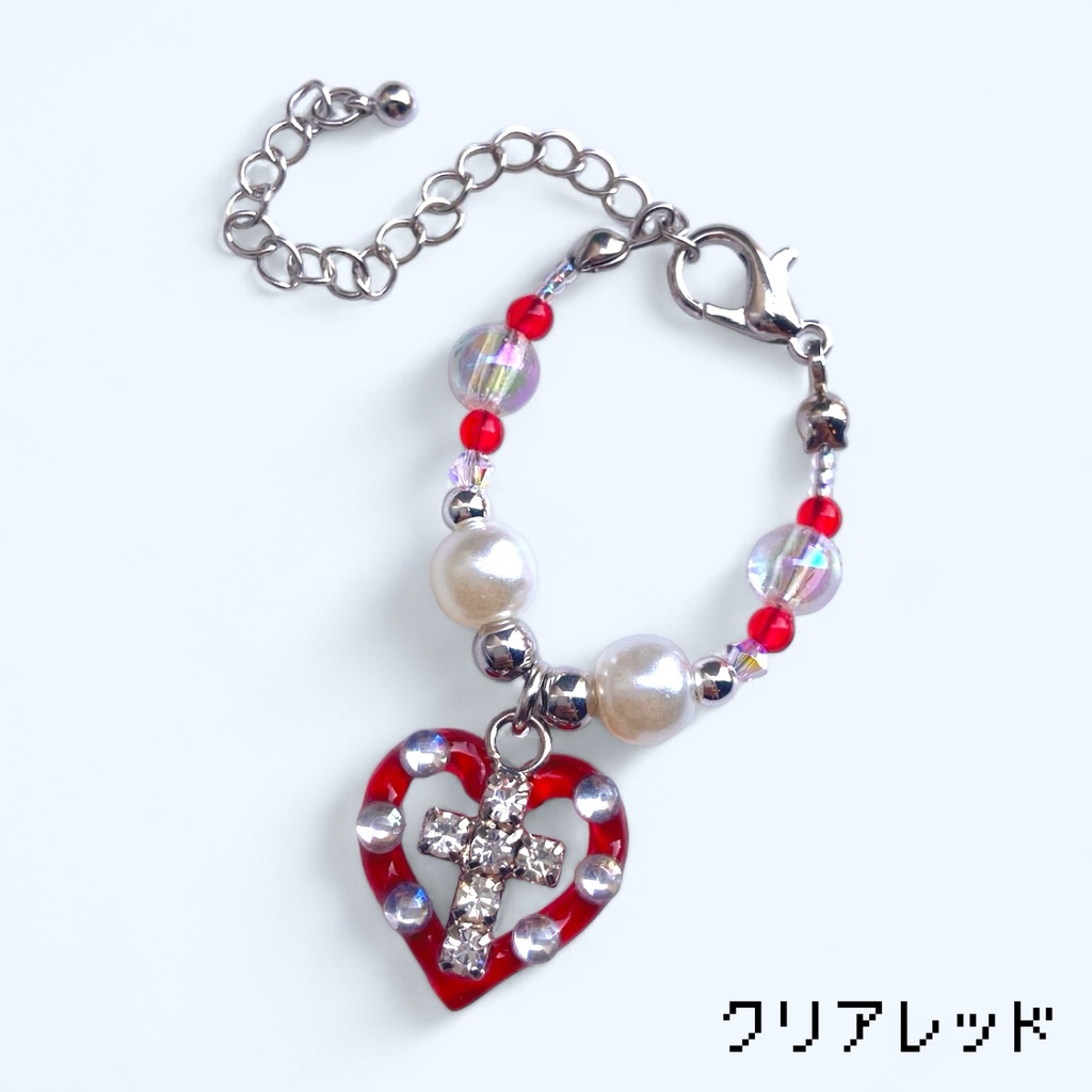 💟 ぬいのハートネックレス ✝️クリアタイプ