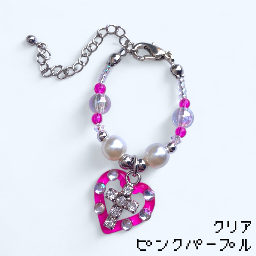 💟 ぬいのハートネックレス ✝️クリアタイプ