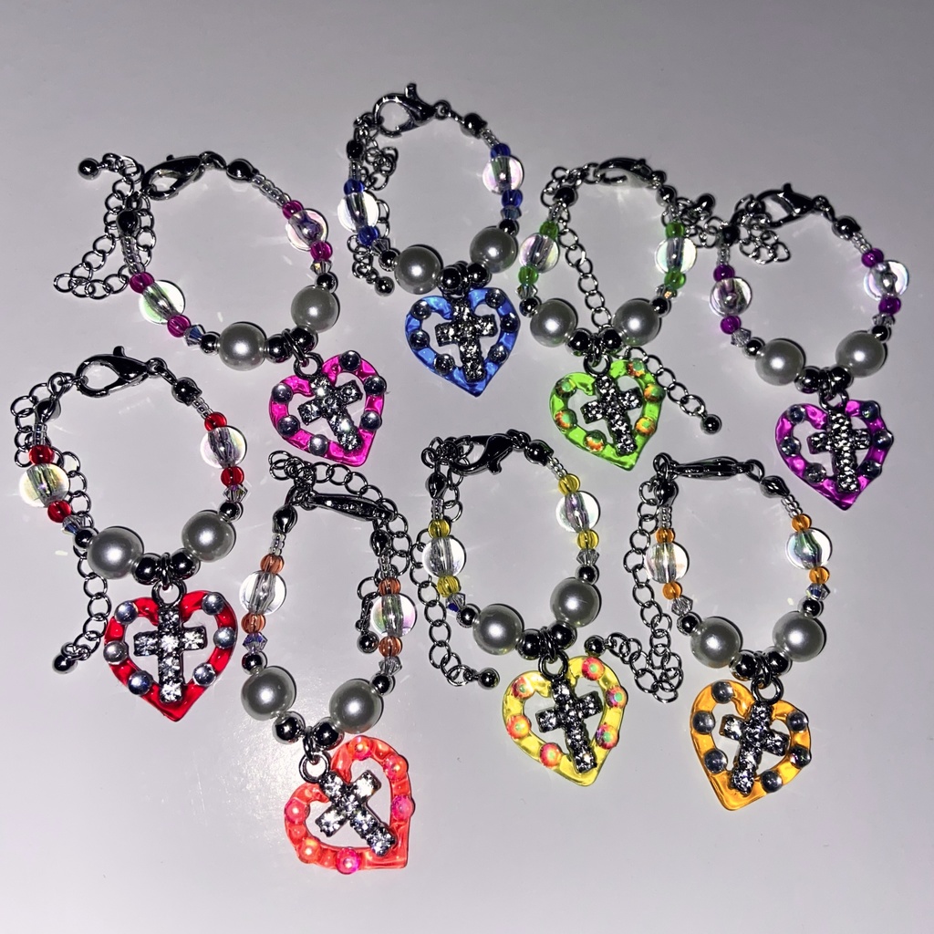 💟 ぬいのハートネックレス ✝️クリアタイプ