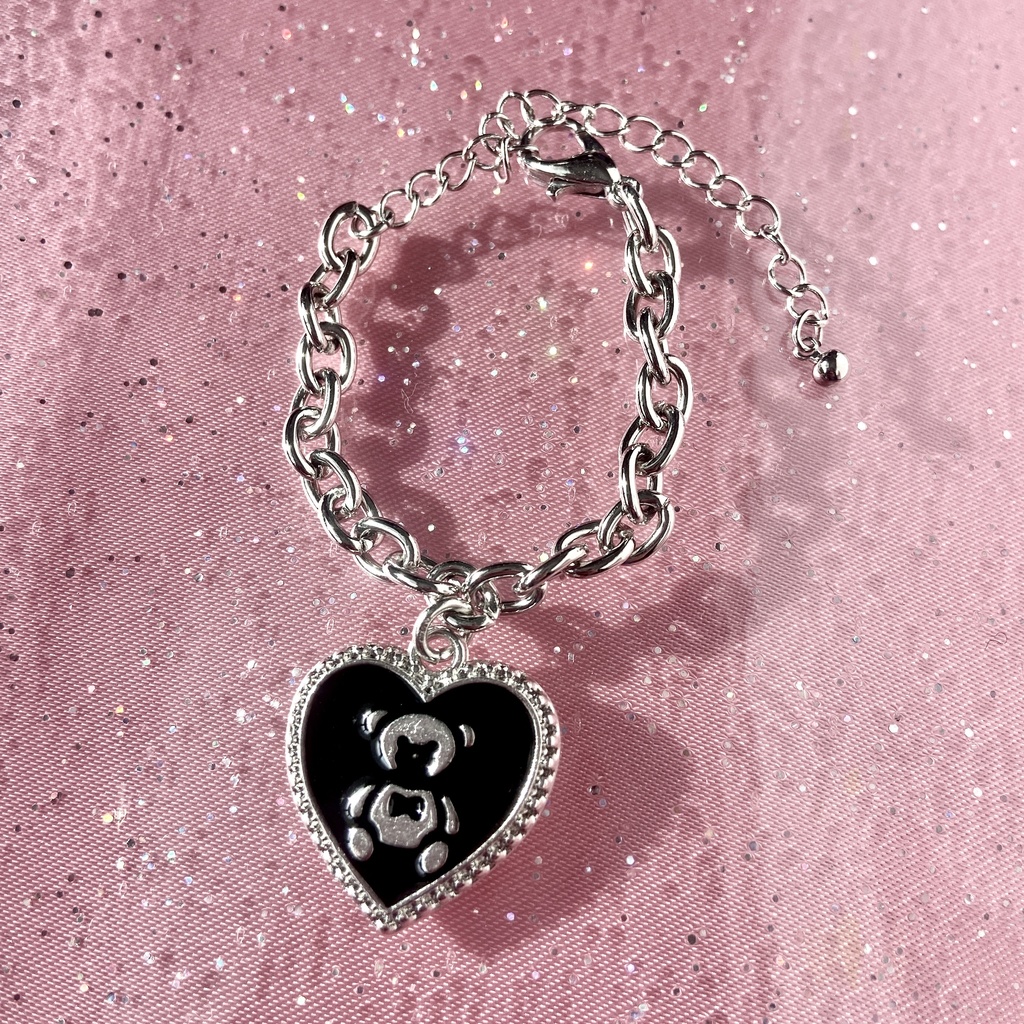 暗黒テディベア🧸のネックレス🖤