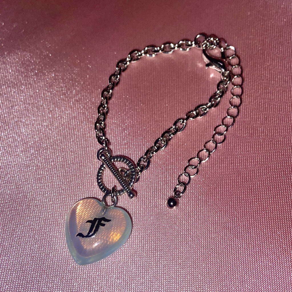 ぬいのイニシャル🤍マンテルネックレス🫧