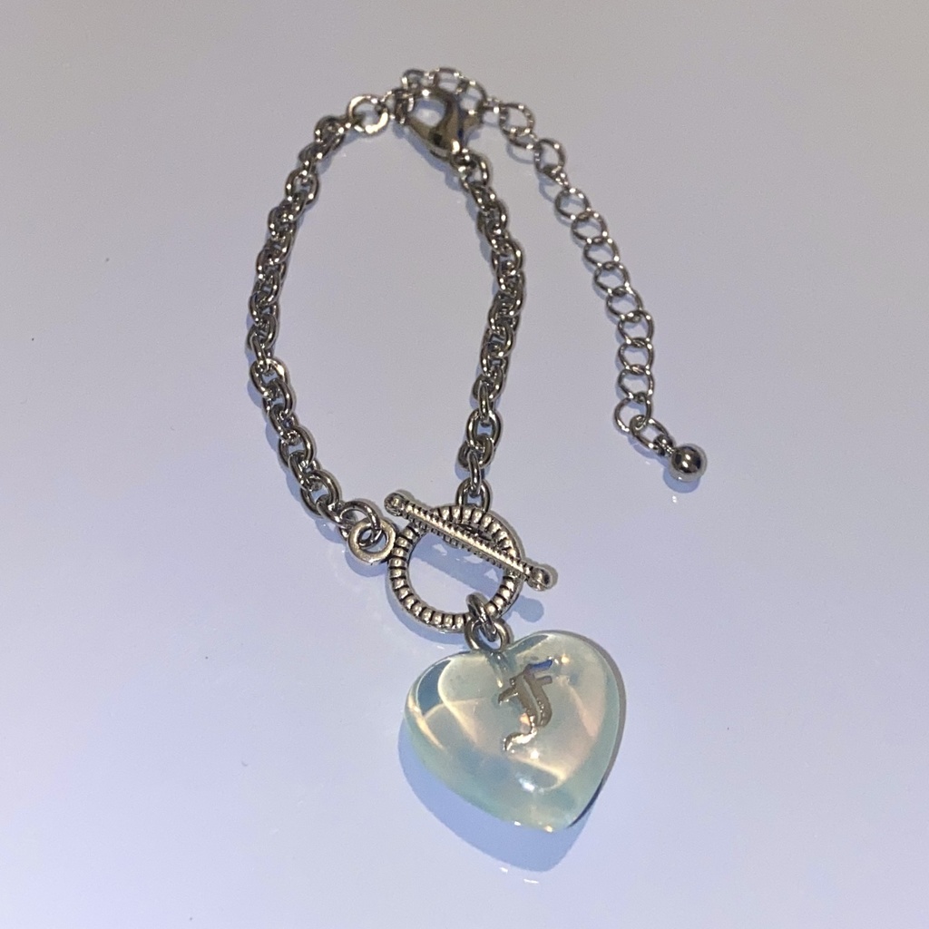 ぬいのイニシャル🤍マンテルネックレス🫧