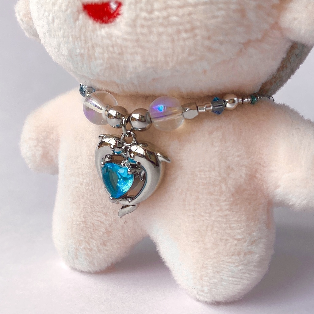 🐬水族館のイルカぬいネックレス🪼