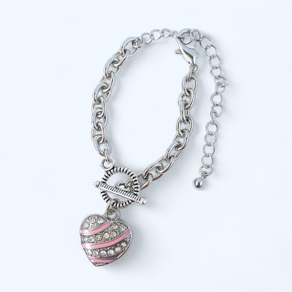 🩵ぬいのラインハート🩷マンテルネックレス🖤