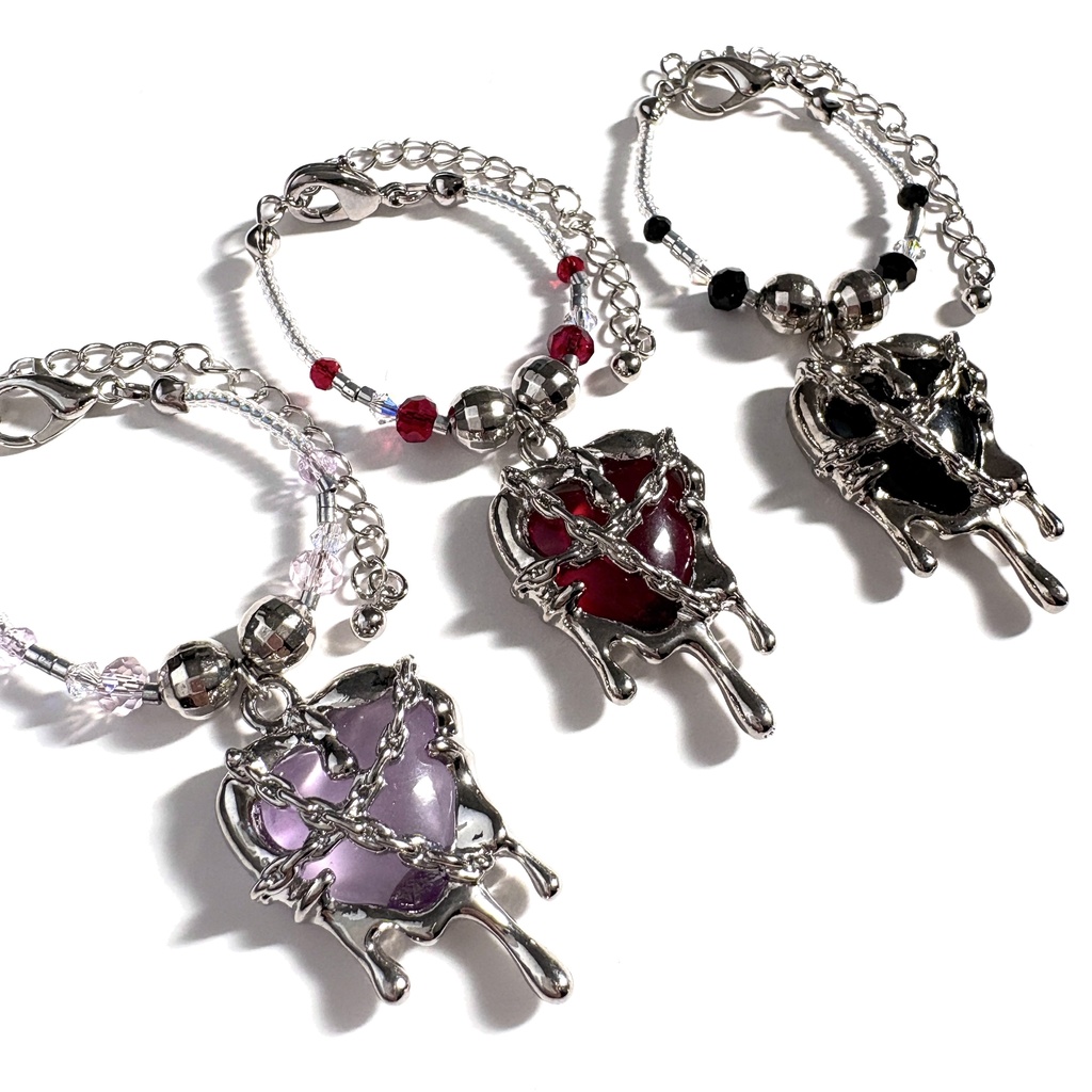 ⛓️チェーンハートぬいネックレス🌹