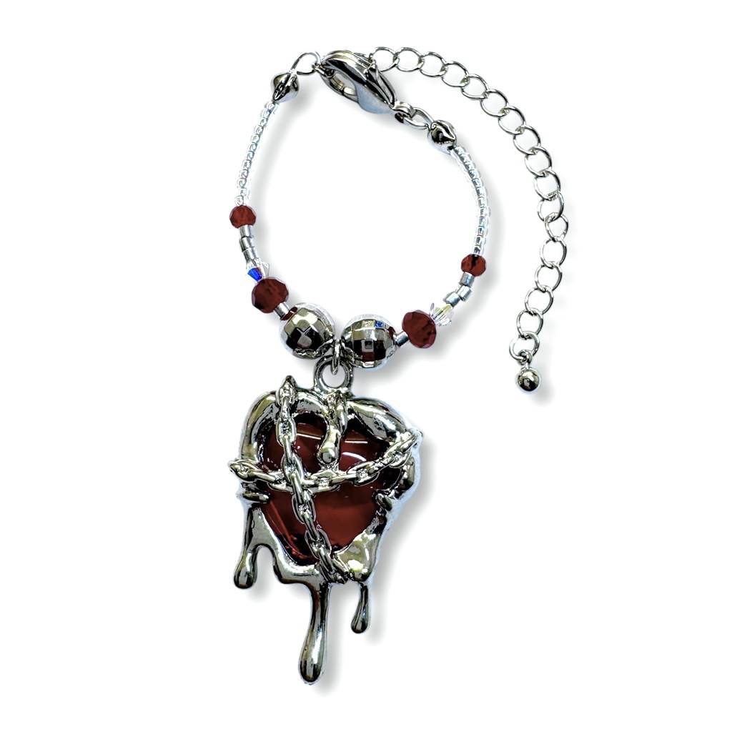 ⛓️チェーンハートぬいネックレス🌹