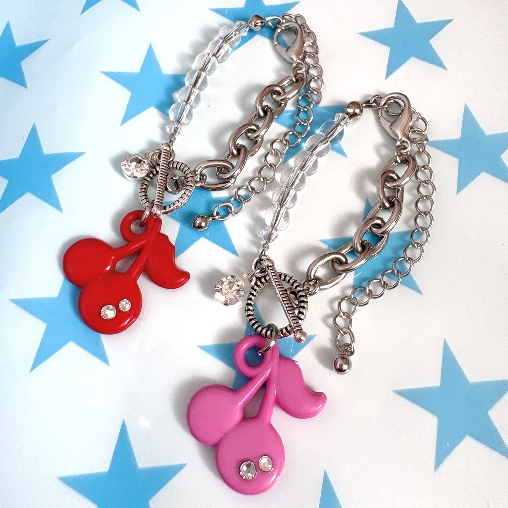 🍒ぬいのさくらんぼマンテルネックレス🍒