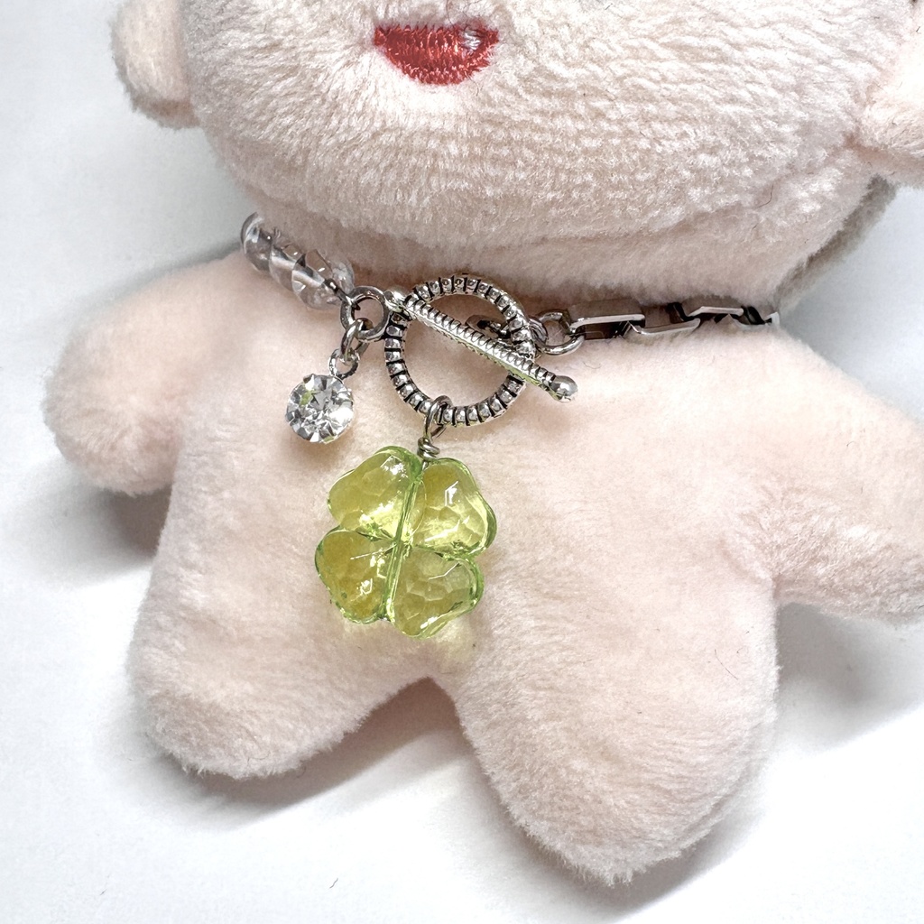 ぬいのクローバー🍀マンテルネックレス💗