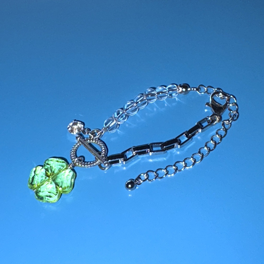 ぬいのクローバー🍀マンテルネックレス💗