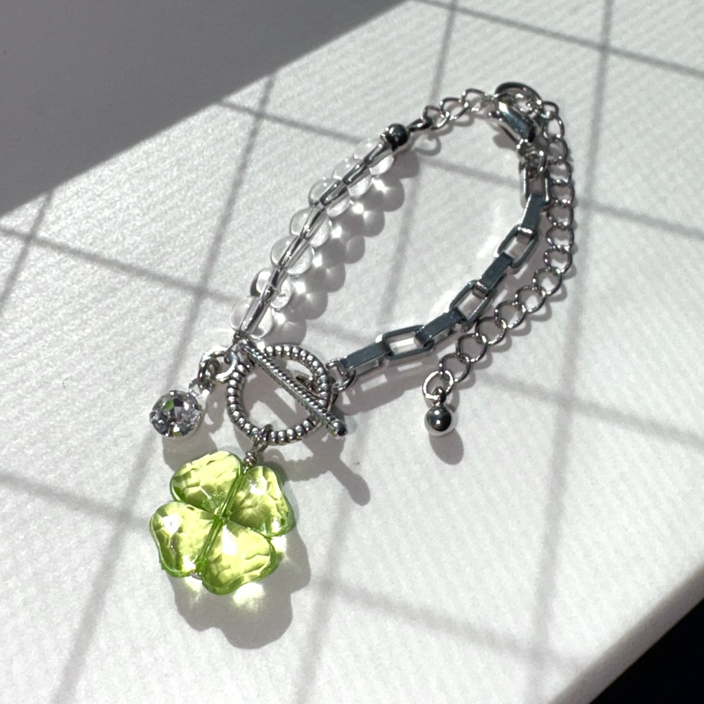 ぬいのクローバー🍀マンテルネックレス💗