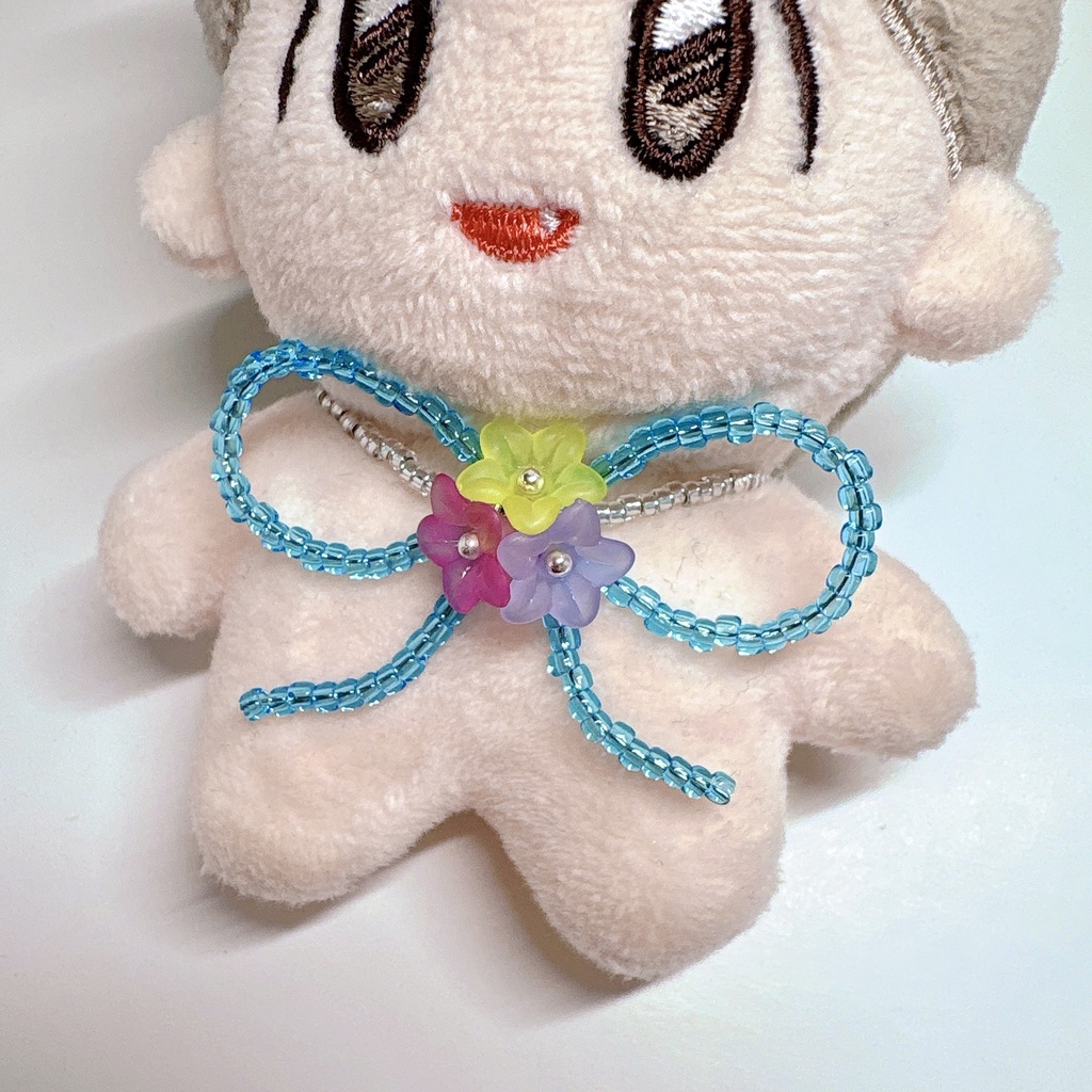 🌷ぬいのリボンチョーカー.⋆𝜗𝜚