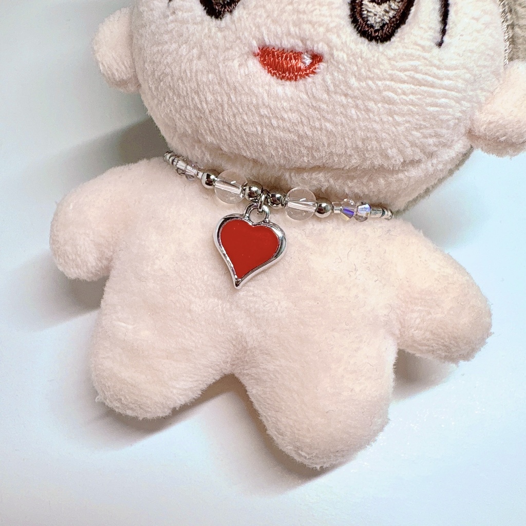ミニハート❤️ぬいネックレス