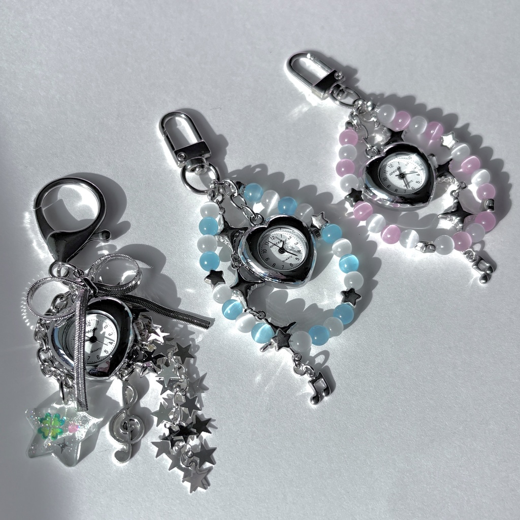 ෆ⸝⸝ハートの時計ストラップෆ⸝⸝