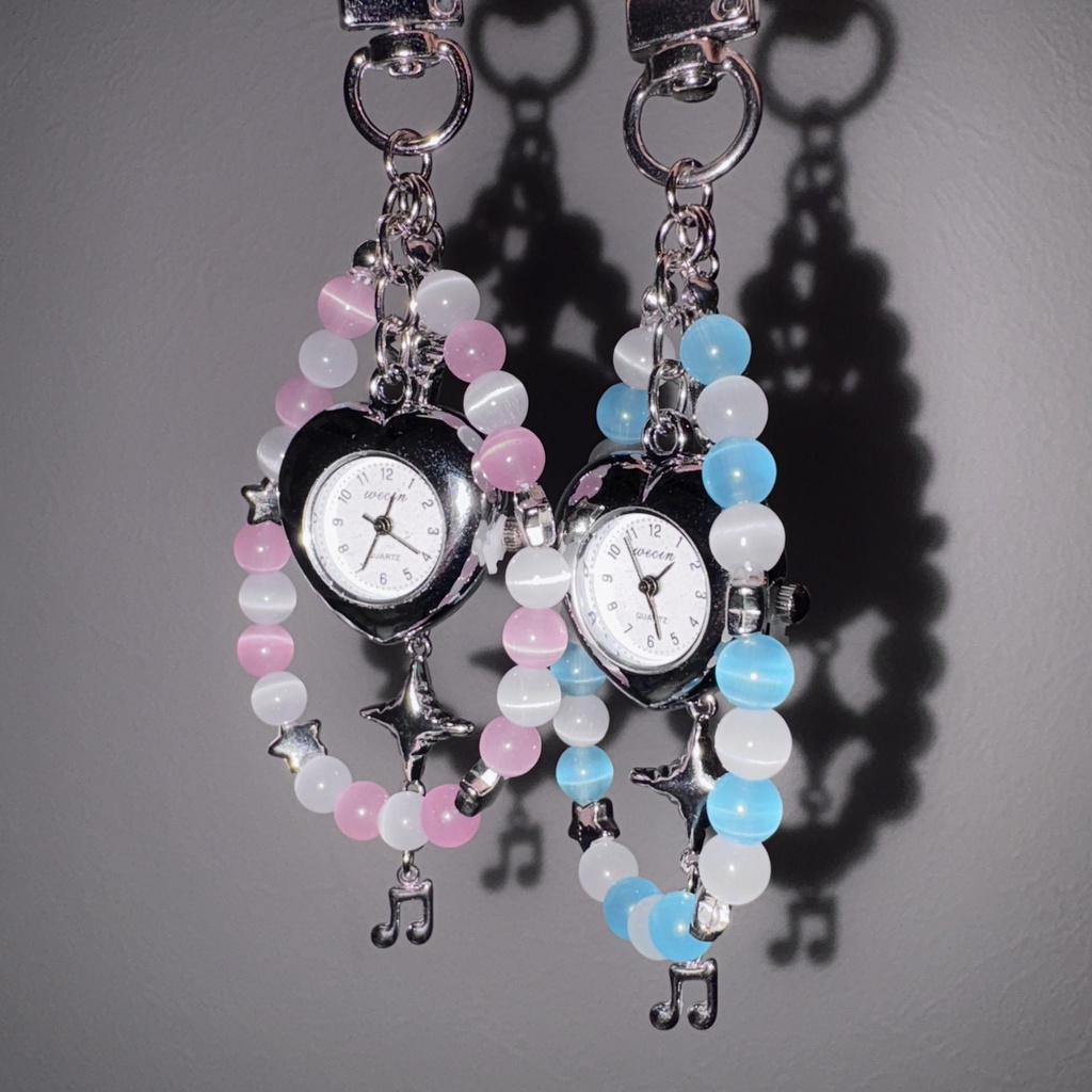 ෆ⸝⸝ハートの時計ストラップෆ⸝⸝