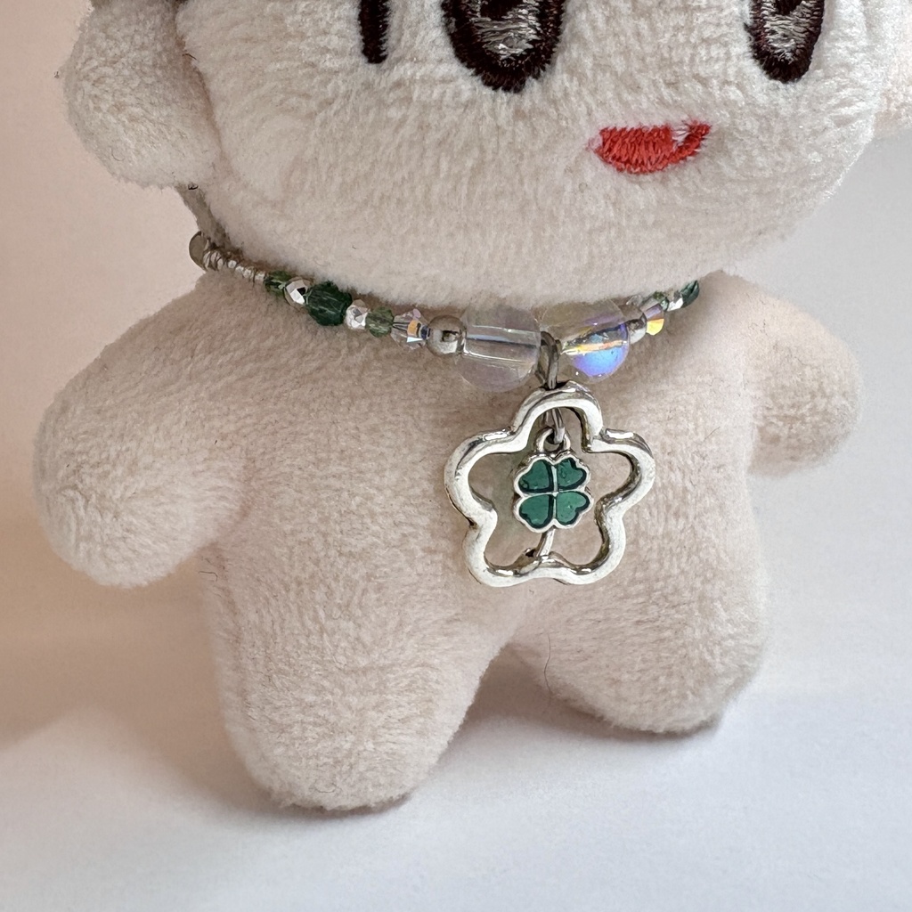 ゆらゆらクローバー🍀ぬいネックレス