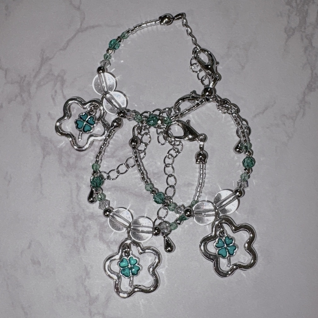 ゆらゆらクローバー🍀ぬいネックレス