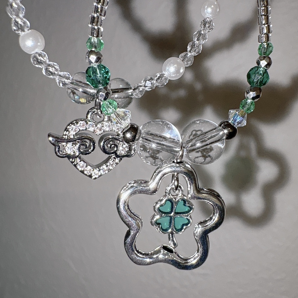 ゆらゆらクローバー🍀ぬいネックレス