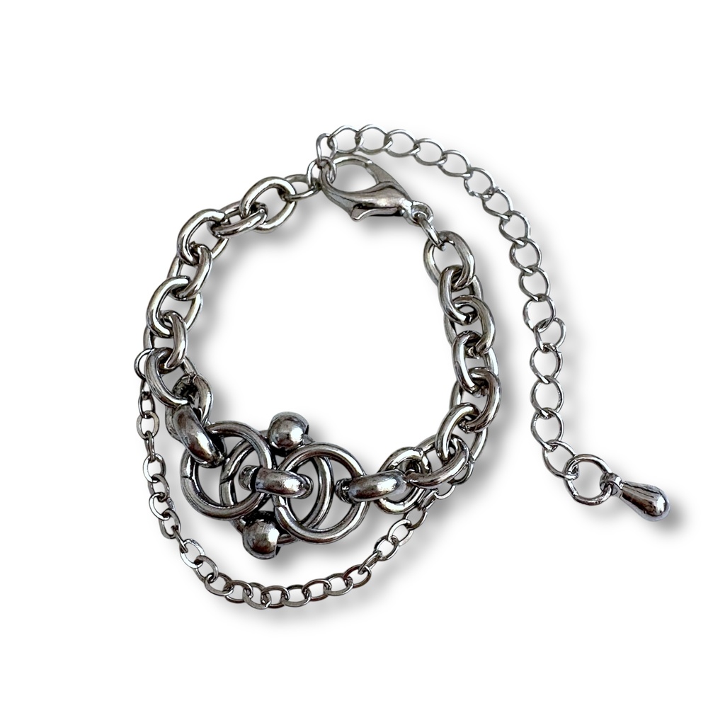 シルバーチェーン⛓️ぬいネックレス