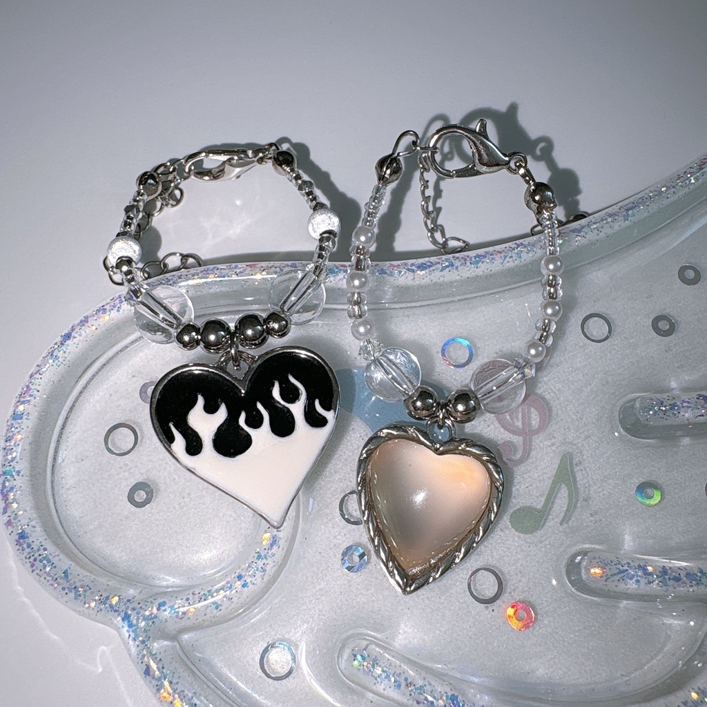 一点物❤️‍🔥ハートチャームぬいネックレス