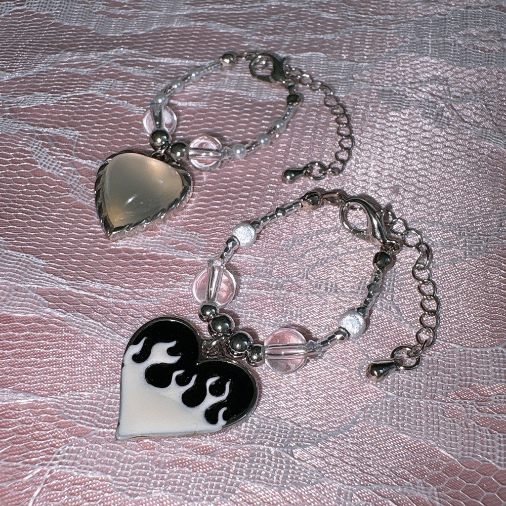 一点物❤️🔥ハートチャームぬいネックレス