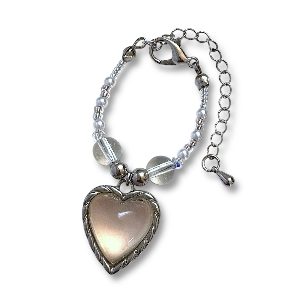 一点物❤️🔥ハートチャームぬいネックレス