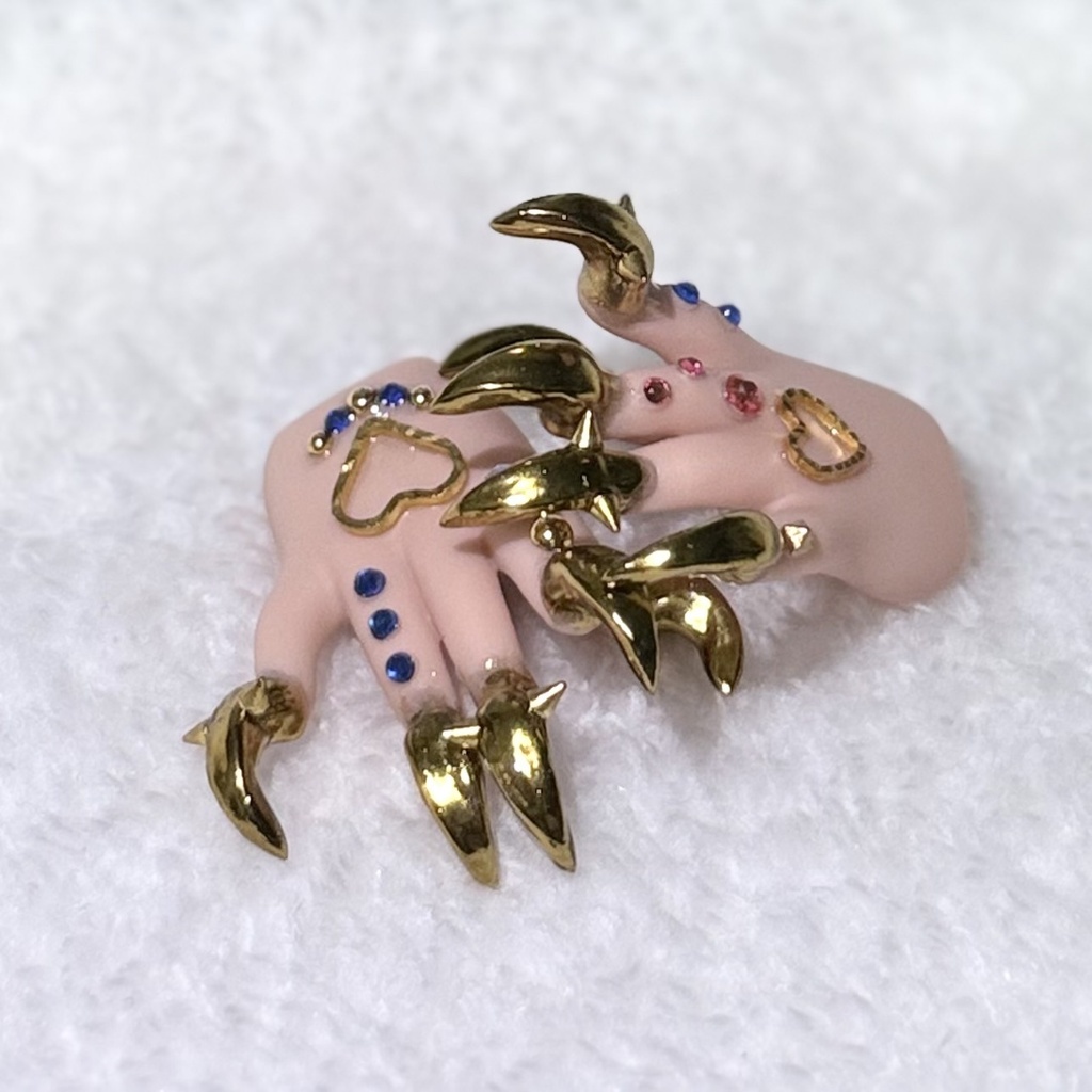 【MDDネイルハンド】エジプトちっくなネイル_タン肌