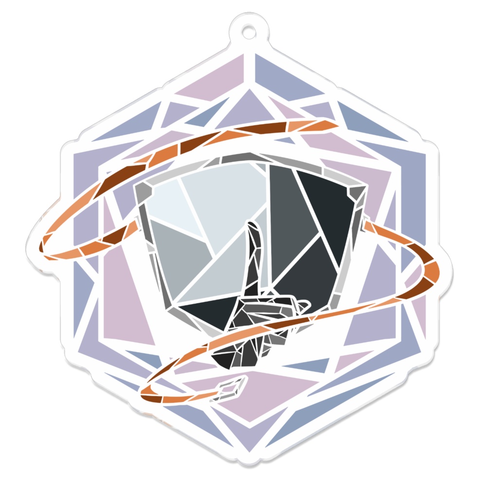 結構エレガントなアクリルキーホルダー