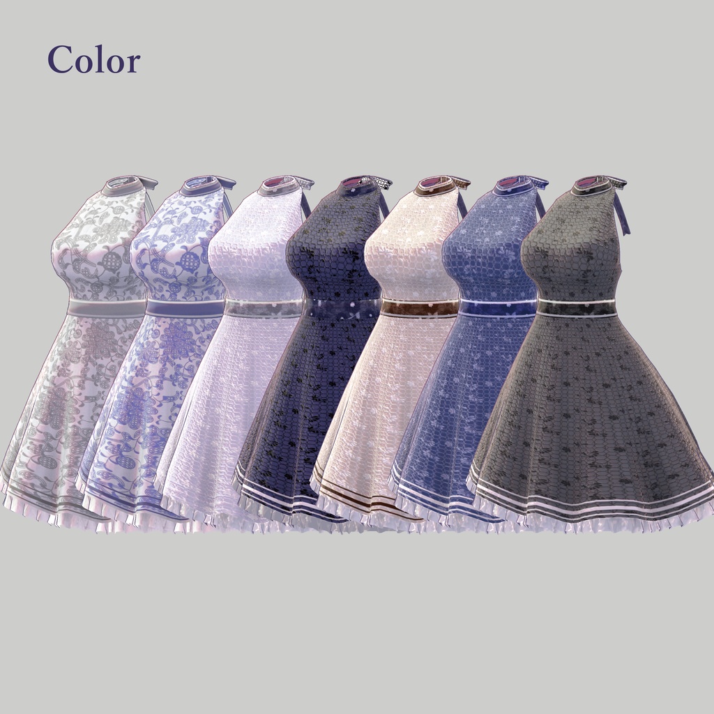 【「NecoSummer」ちゃん用】水着用ミニワンピ(無料)