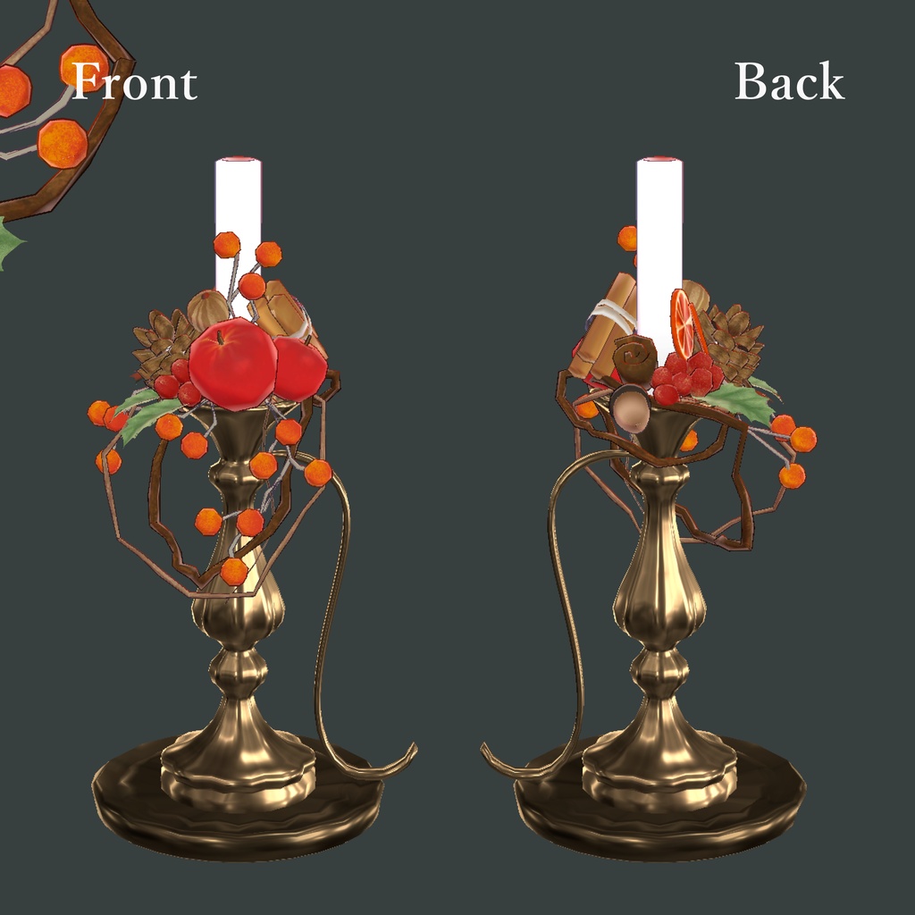 【クリスマス】Candle Wreath(無料)