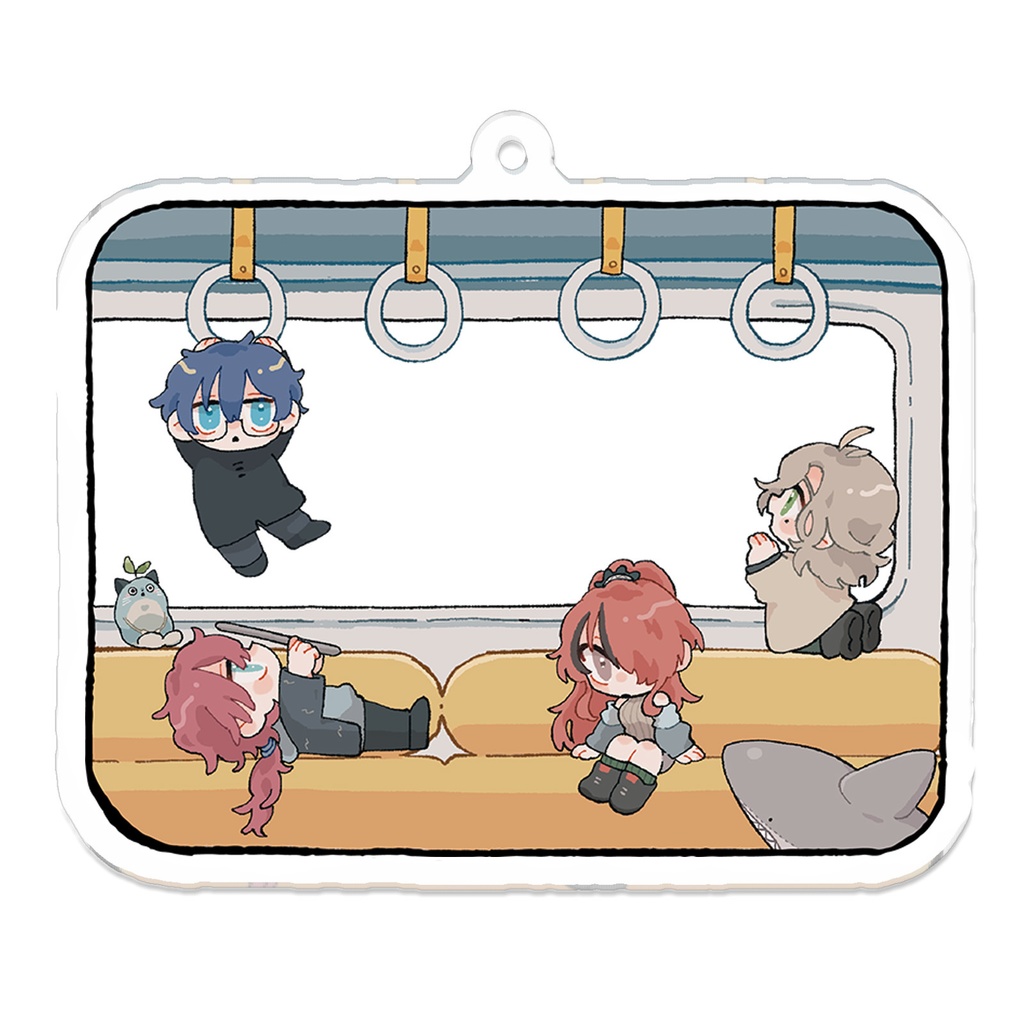 車窓アクキー