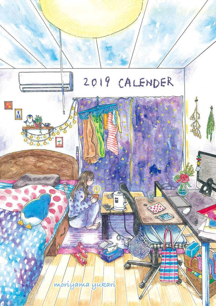 2019年　壁掛けカレンダー【A3サイズ・リング綴じ】