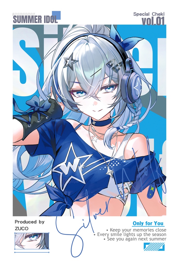 【Zuco】SUMMER IDOL|アイドルチェキ 全4種 / Idol Cheki