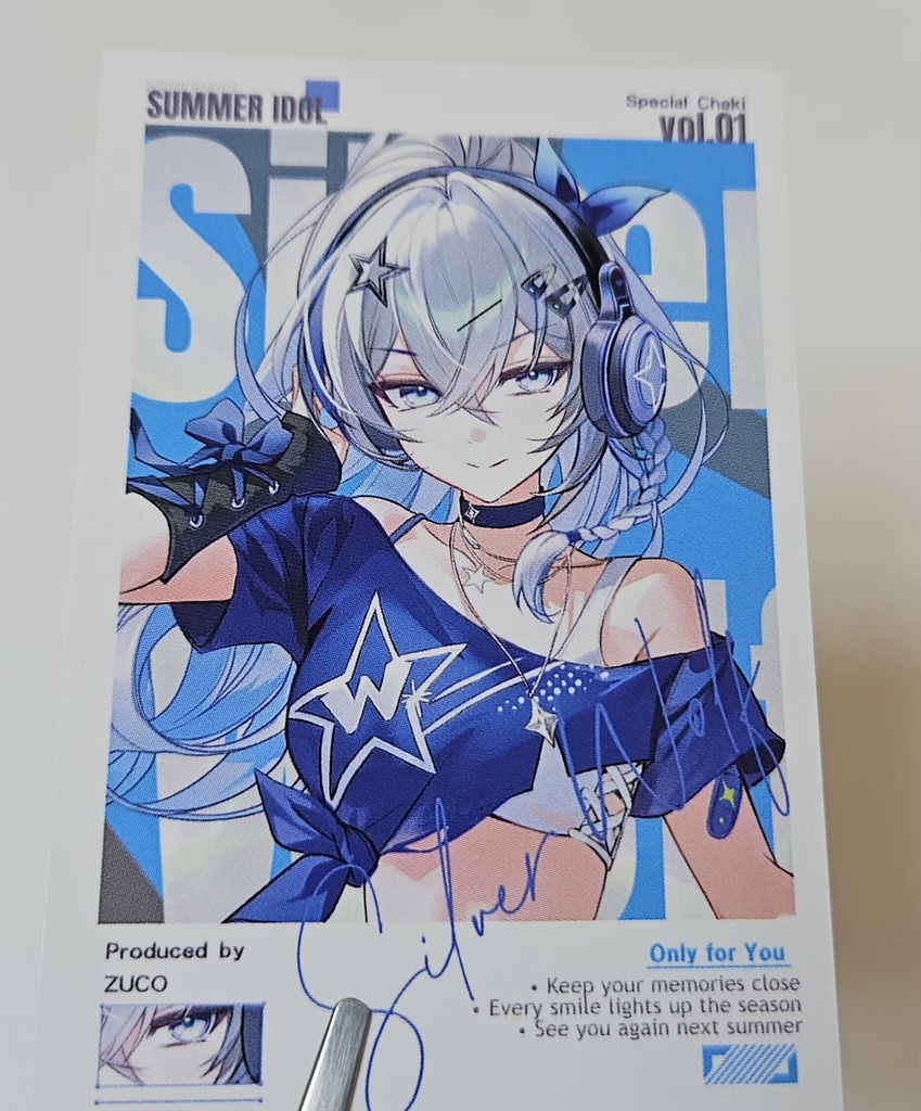 【Zuco】SUMMER IDOL|アイドルチェキ 全4種 / Idol Cheki