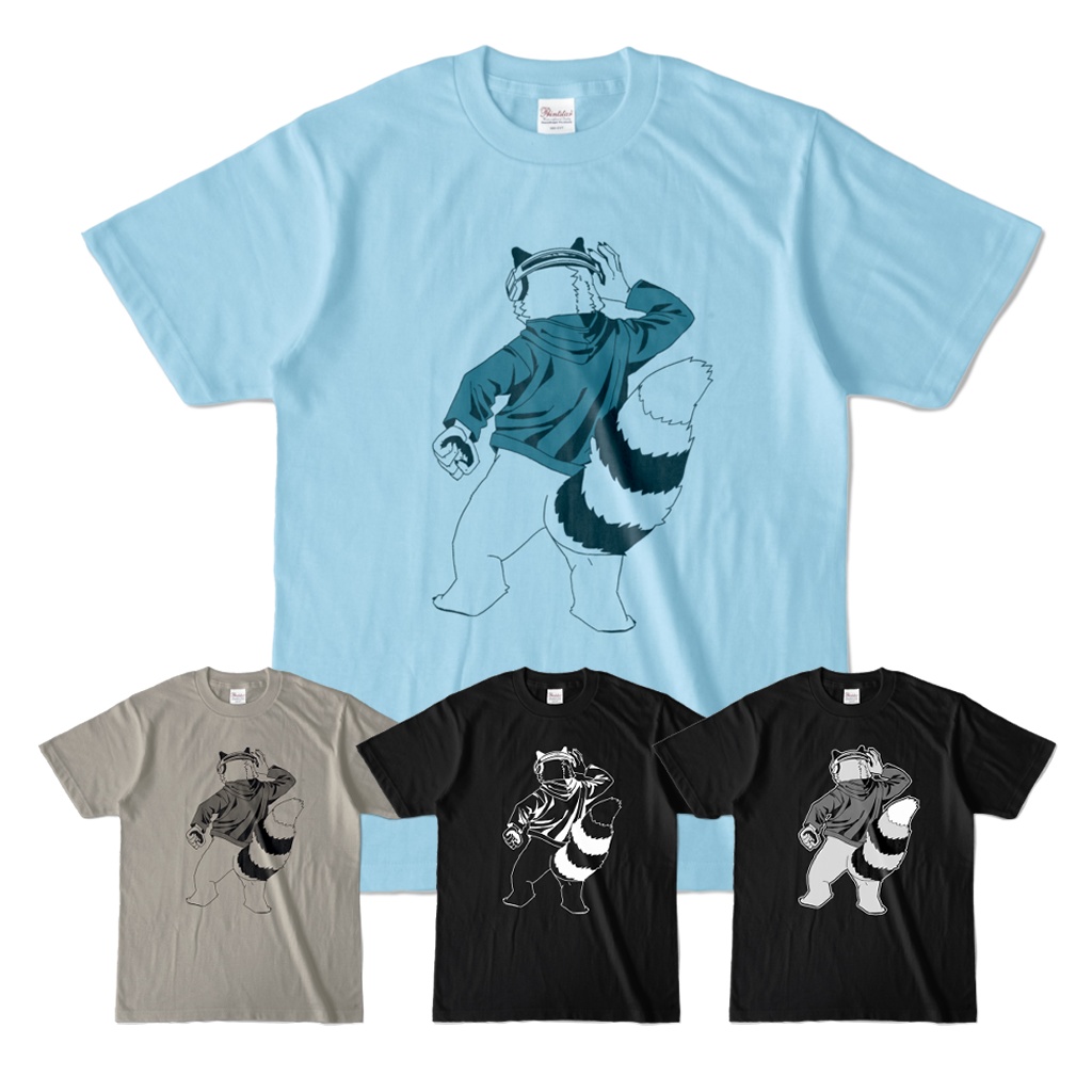 黒Tシャツ(モノクロ)