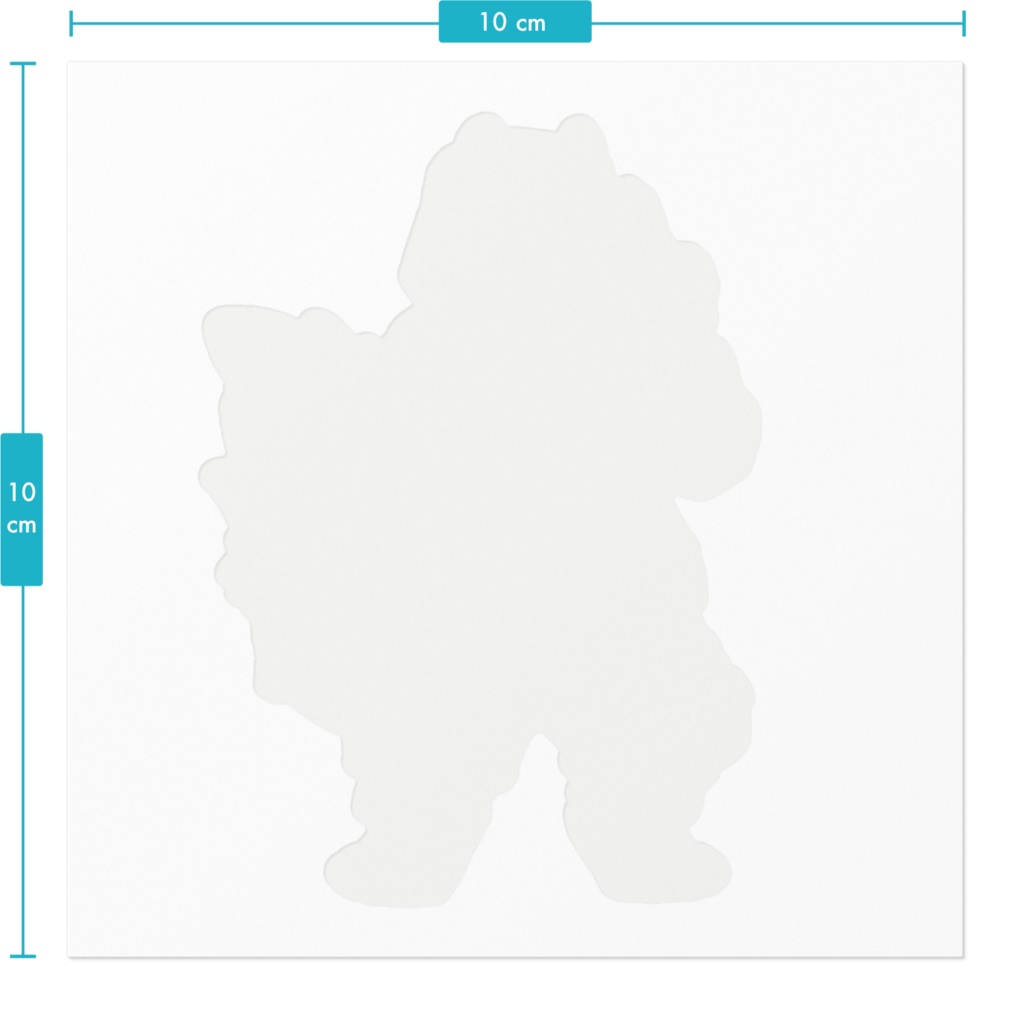 わるいこうたステッカー(期間限定 2025/12/30~02/16 ホワイトの縁 透明の縁)