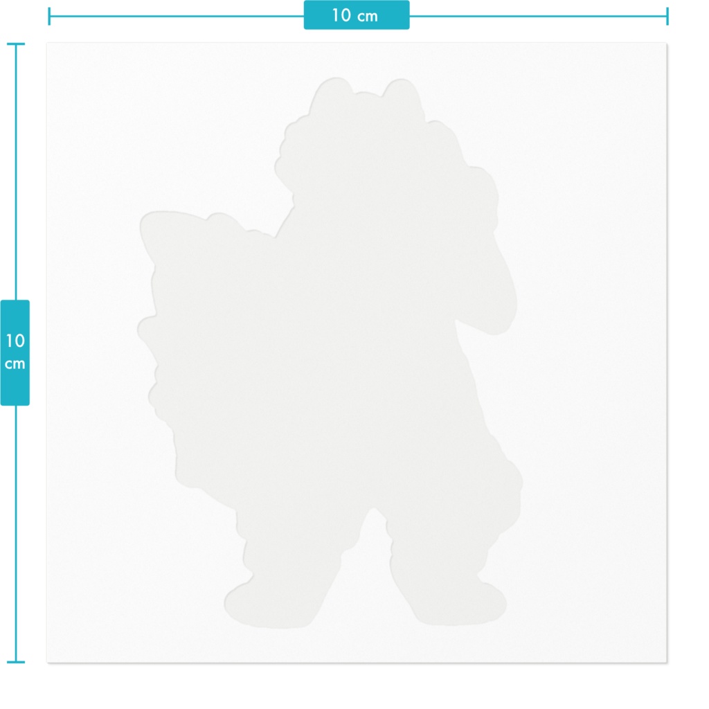 わるいこうたステッカー(期間限定 2025/12/30~02/16 ホワイトの縁 透明の縁)