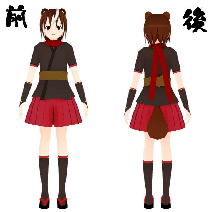 【オリジナル3Dアバター】イヅナ