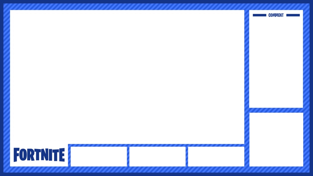 フォートナイト配信用オーバーレイ【スタンダード6色】