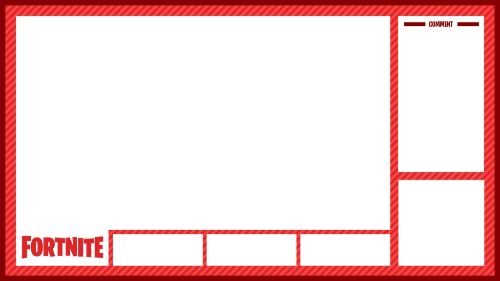 フォートナイト配信用オーバーレイ【スタンダード6色】