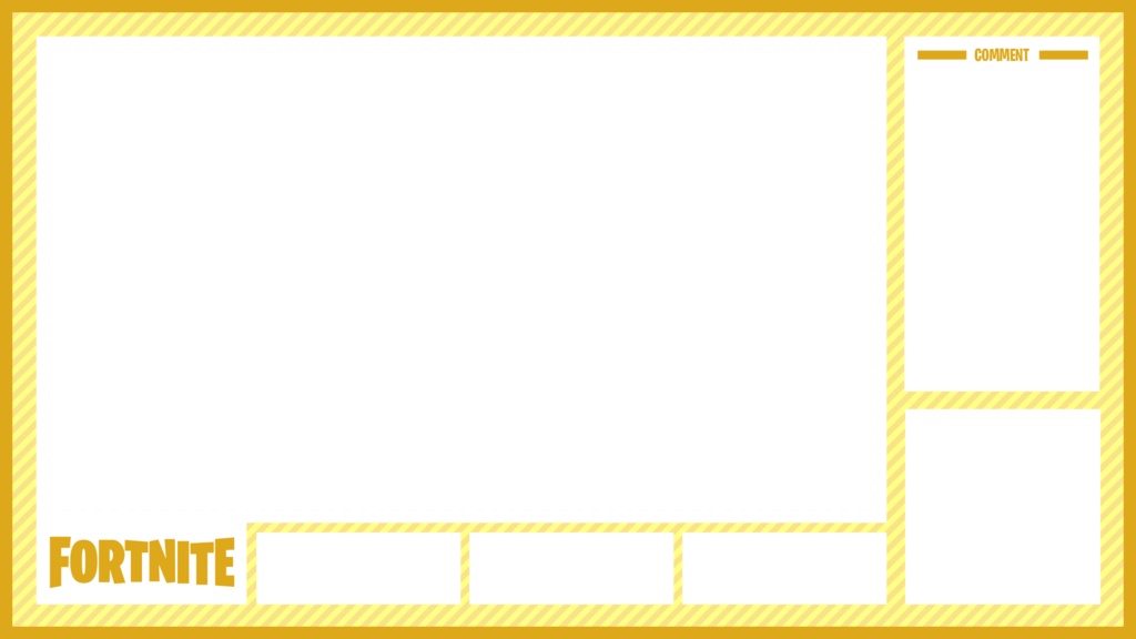 フォートナイト配信用オーバーレイ【スタンダード6色】