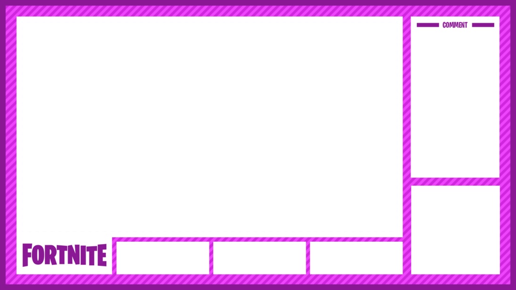 フォートナイト配信用オーバーレイ【スタンダード6色】