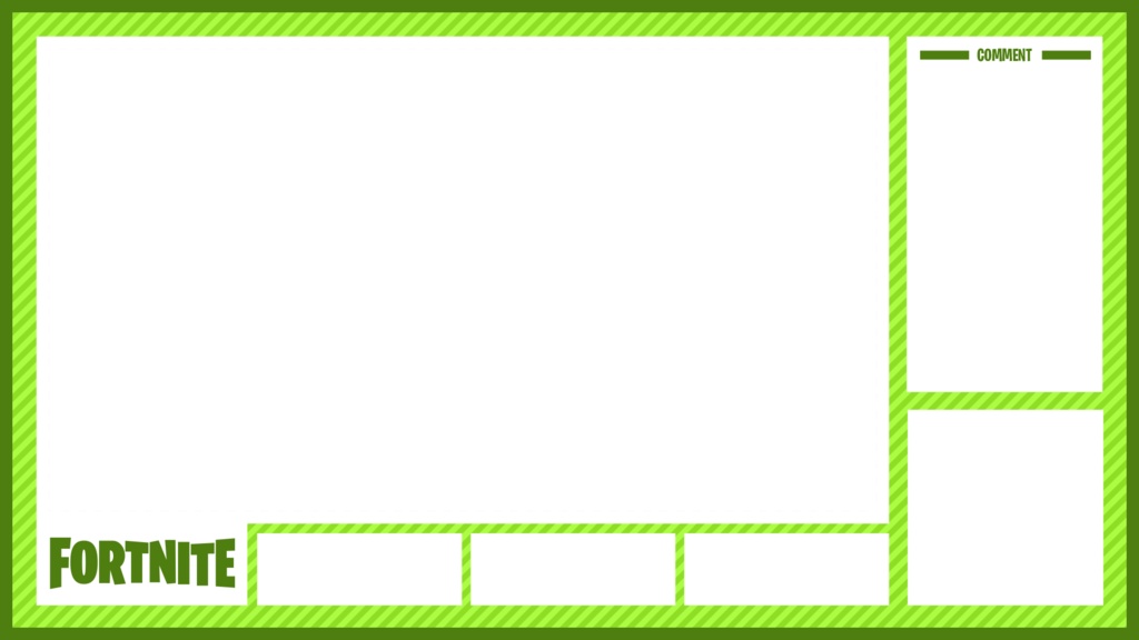 フォートナイト配信用オーバーレイ【スタンダード6色】