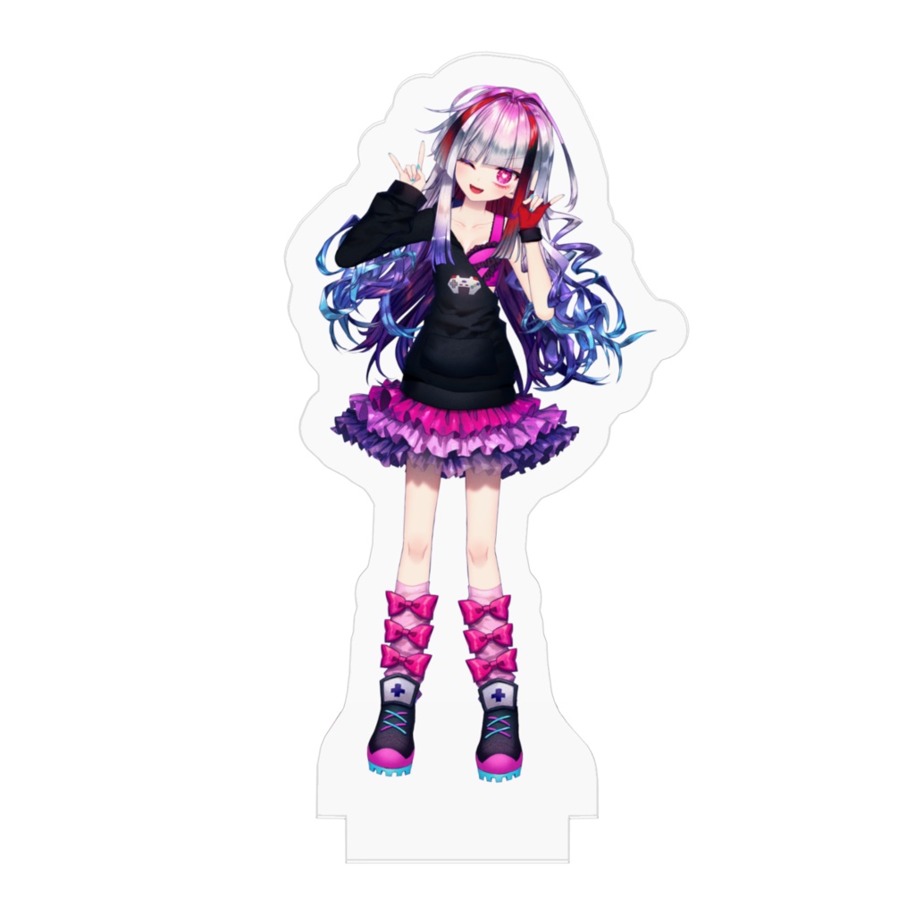 極彩夜ういアクリルフィギュア 01