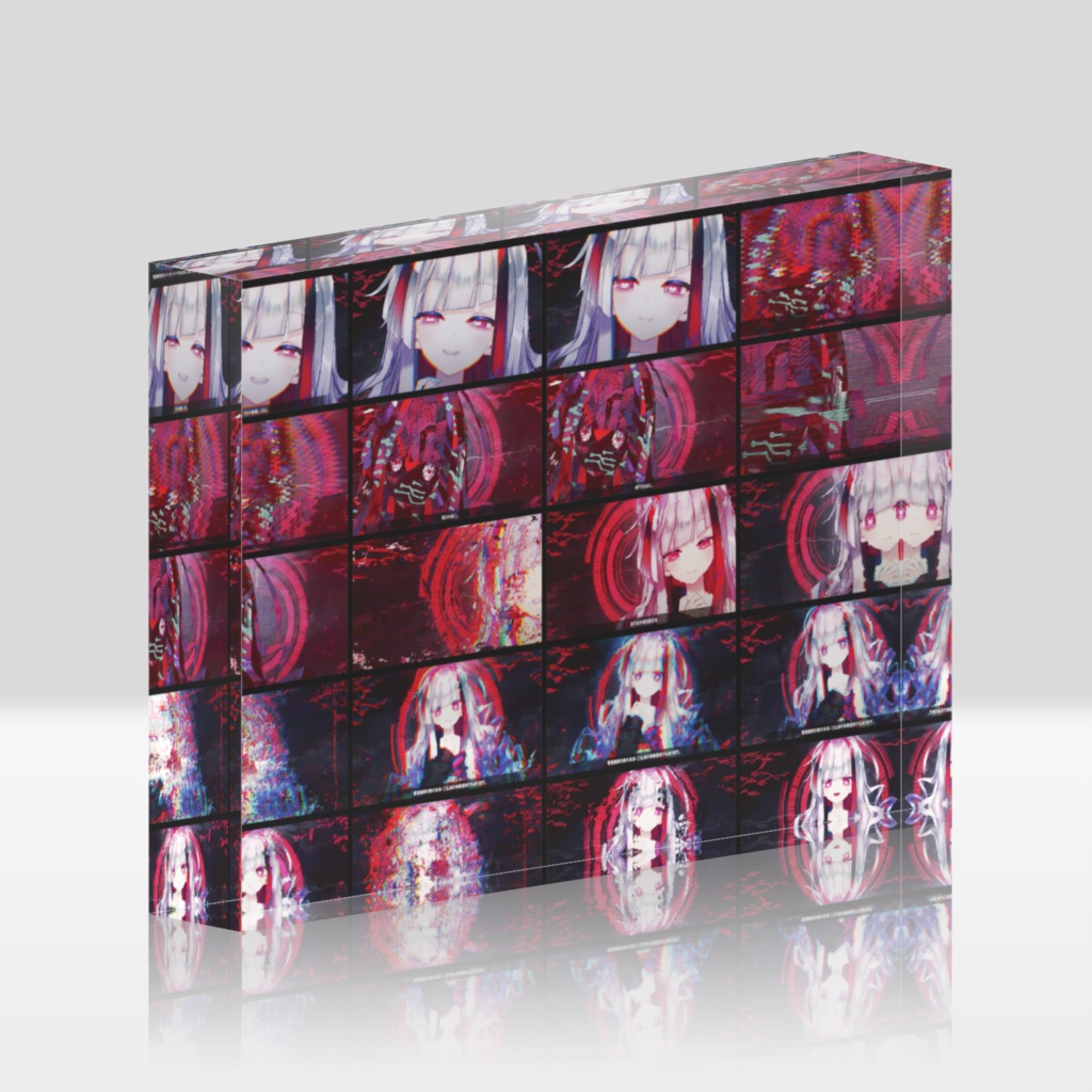 極彩夜ういアクリルブロック 01