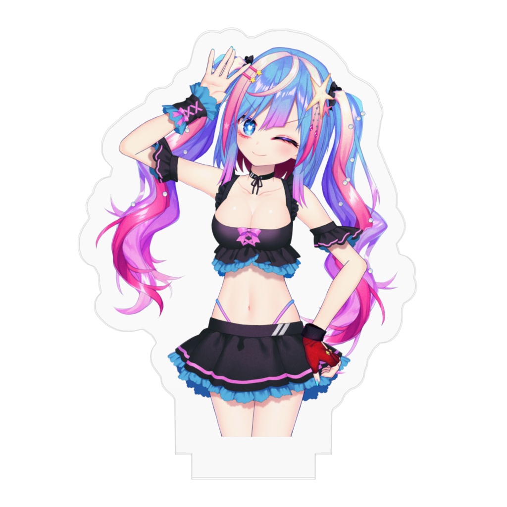 極彩夜ういアクリルフィギュア 02 水着うい