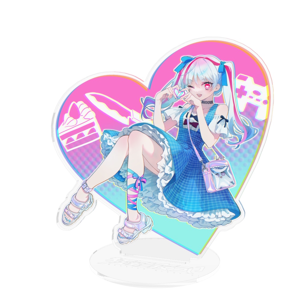 極彩夜ういアクリルフィギュア　06　ういぽよサマー2023キービジュアル